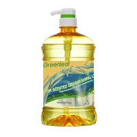 (Кол-во в коробке 12  шт) Greenleaf Моющее средство с ароматом чая 1 кг