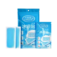 (Кол-во в коробке 120 шт) CARICH Охлаждающие пластыри для взрослых,  в упаковке 10 штук